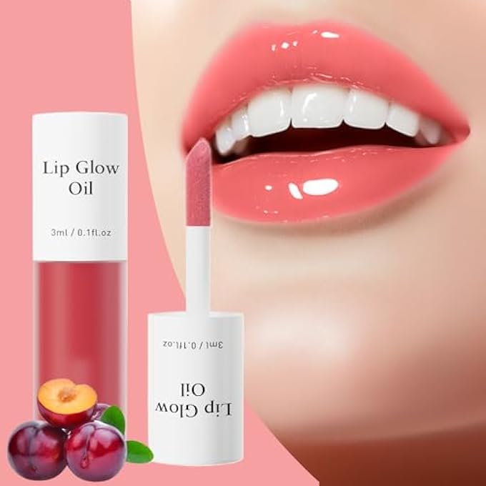 TJMR TINTED LIP BALM,TINTED NOURISHING LONG-LASTING LIP OIL - FACE MAKEUP FOR NIGHT SCHOOL DAY FALL EVENT PARTY MAKEUP WEDDING - Image 4